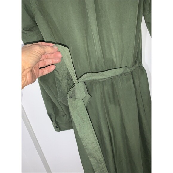 Gap Wrap Culotte Jumpsuit Sz Small Tall Monterrey Modal/Poly Cinched Waist - Picture 8 of 10